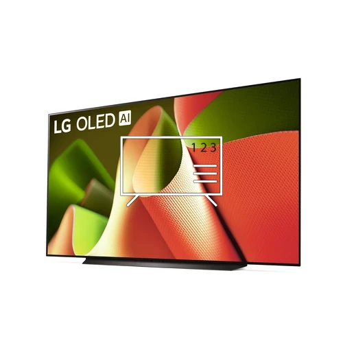 Organize channels in LG OLED83B46LA