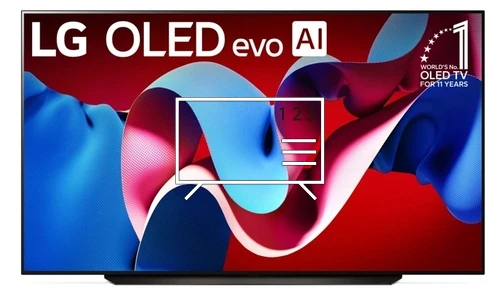 Ordenar canales en LG OLED83C4PUA