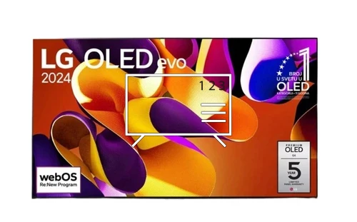 Trier les chaînes sur LG OLED83G42LW