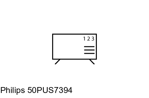 Organize channels in Philips 50PUS7394