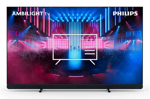 Trier les chaînes sur Philips 55OLED909/12