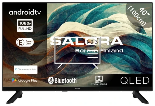 How to edit programmes on Salora 40QLED320