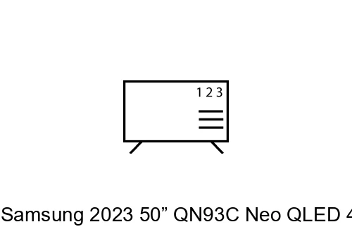Organize channels in Samsung 2023 50” QN93C Neo QLED 4K HDR Smart TV