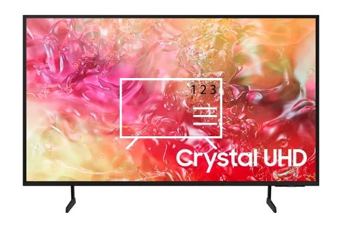 Organize channels in Samsung 2024 55” DU7110 Crystal UHD 4K HDR Smart TV