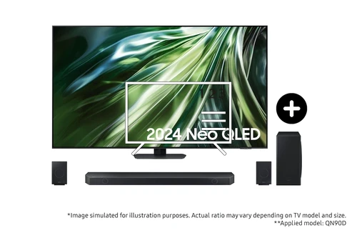 Organize channels in Samsung 2024 75” QN90D Neo QLED 4K TV and Q930D Q-Series Soundbar with Subwoofer and Rear Speakers