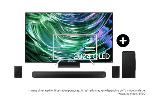 Organize channels in Samsung 2024 83” S90D OLED 4K TV and Q990D Q-Series Soundbar with Subwoofer and Rear Speakers