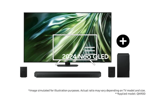 Ordenar canales en Samsung 2024 85” QN90D Neo QLED 4K TV and Q990D Q-Series Soundbar with Subwoofer and Rear Speakers