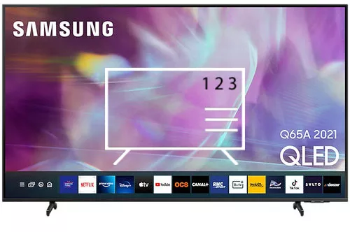 Organize channels in Samsung 43Q65A