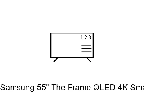 Cómo ordenar canales en Samsung 55" The Frame QLED 4K Smart TV (2024) and S50B S-Series Lifestyle Soundbar