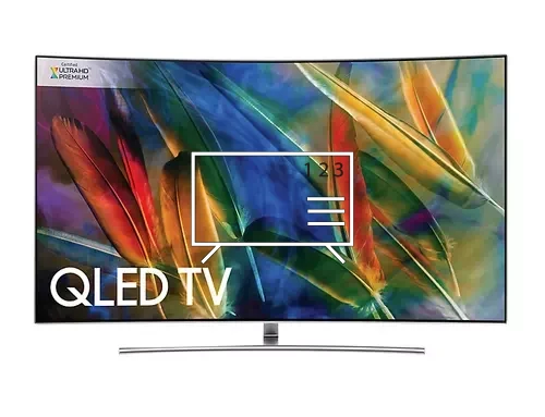 Organize channels in Samsung 55IN Q8 CURVED TV1