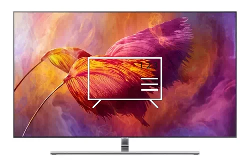 Organize channels in Samsung 55Q8F