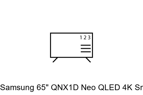 Ordenar canales en Samsung 65" QNX1D Neo QLED 4K Smart TV (2024) and C430 C-Series Soundbar with Subwoofer