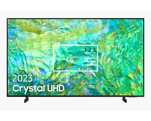 Cómo ordenar canales en Samsung CU8000 Crystal UHD