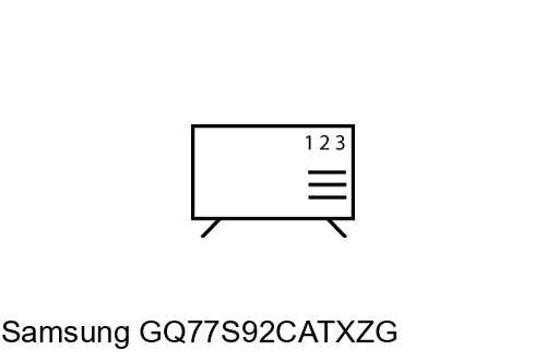 Trier les chaînes sur Samsung GQ77S92CATXZG
