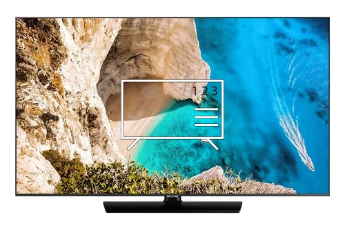 Organize channels in Samsung HG55ET690UBXXU