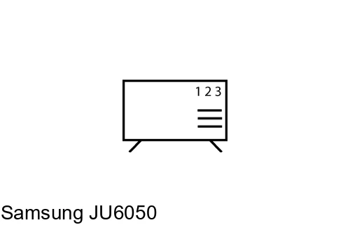 Trier les chaînes sur Samsung JU6050