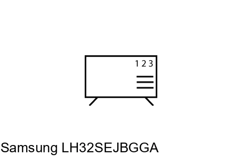 Ordenar canales en Samsung LH32SEJBGGA