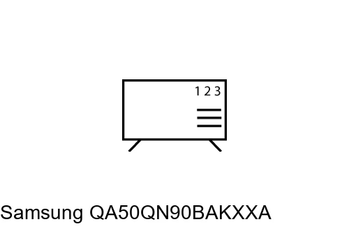 Organize channels in Samsung QA50QN90BAKXXA
