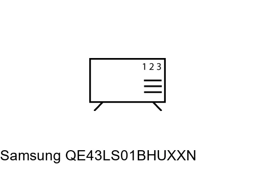 Organize channels in Samsung QE43LS01BHUXXN