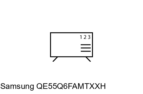 Organize channels in Samsung QE55Q6FAMTXXH