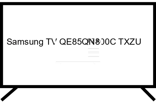Organize channels in Samsung TV QE85QN800C TXZU