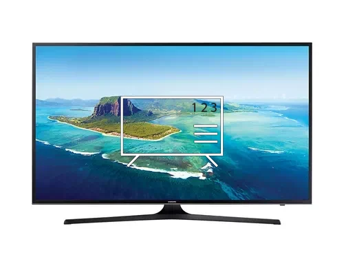 Trier les chaînes sur Samsung UA55KU6000WXXY