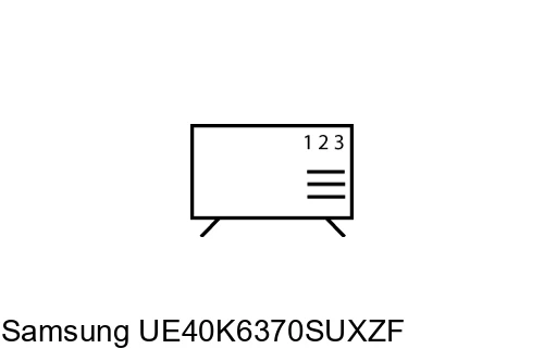 Organize channels in Samsung UE40K6370SUXZF