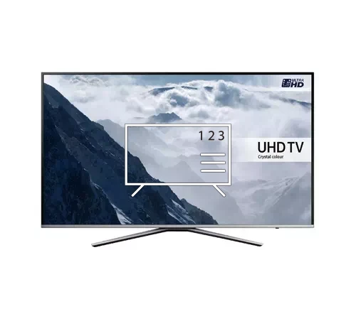 Organize channels in Samsung UE40KU6400