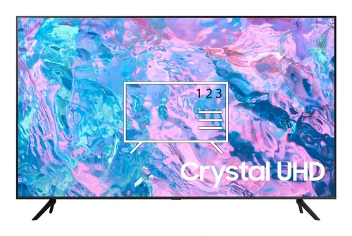 Organize channels in Samsung UE43CU7192UXXH