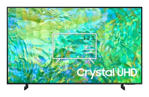 Cómo ordenar canales en Samsung UE43CU8070U