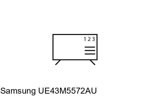 Organize channels in Samsung UE43M5572AU