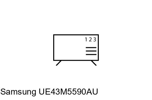 Ordenar canales en Samsung UE43M5590AU