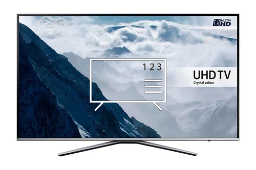 Organize channels in Samsung UE49KU6405U