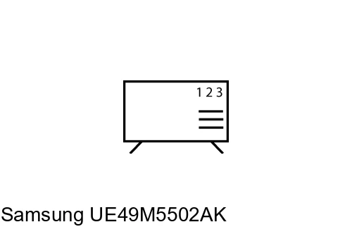 Ordenar canales en Samsung UE49M5502AK