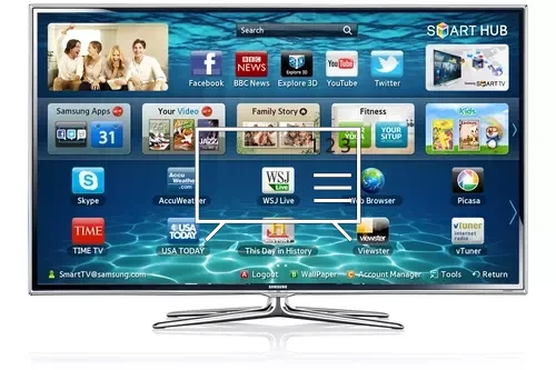 Organize channels in Samsung UE55ES6800U