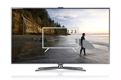 Organize channels in Samsung UE55ES7080