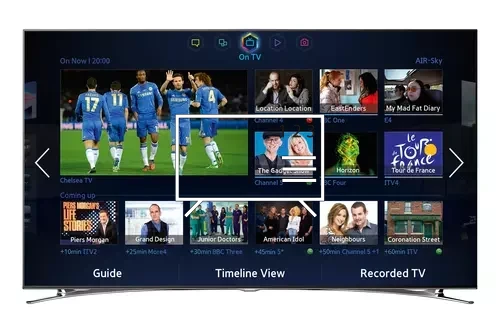 Organize channels in Samsung UE55F8000STXXU