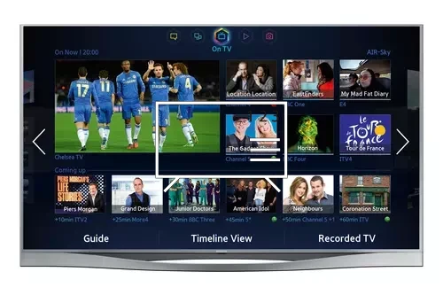 Organize channels in Samsung UE55F8500ST