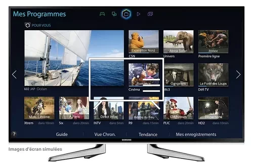 Trier les chaînes sur Samsung UE55H6650SL