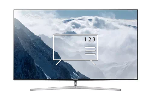 Organize channels in Samsung UE55KS8080T