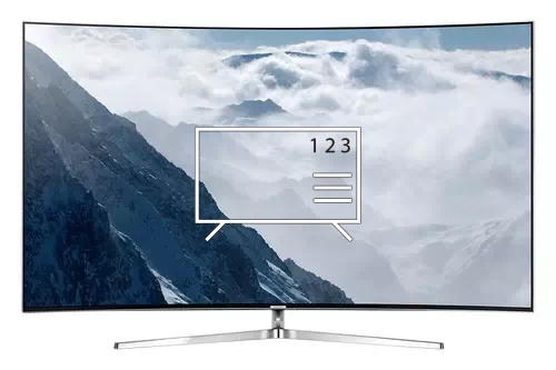 Organize channels in Samsung UE55KS9080T