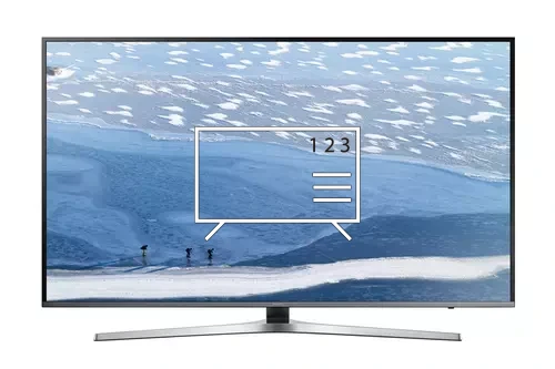 Organize channels in Samsung UE55KU6470U