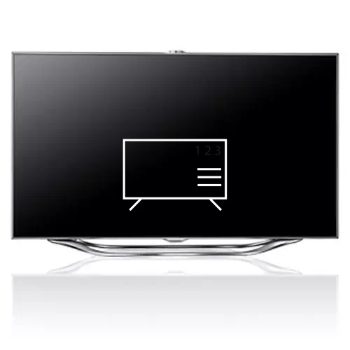 Organize channels in Samsung UE65ES8000SXXN