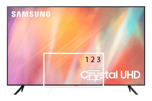Organize channels in Samsung UE75AU7170U