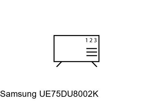 Ordenar canales en Samsung UE75DU8002K