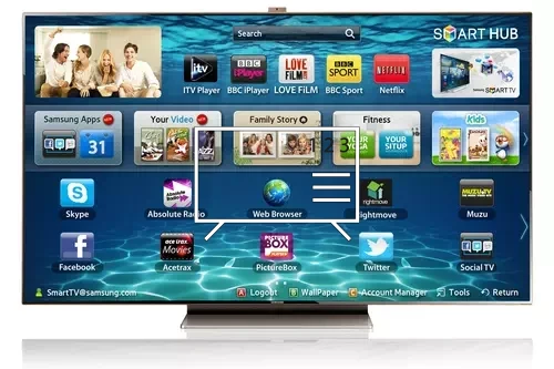 Organize channels in Samsung UE75ES9000U