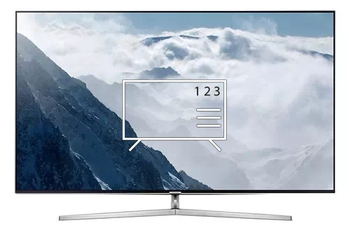 Trier les chaînes sur Samsung UE75KS8000LXXN