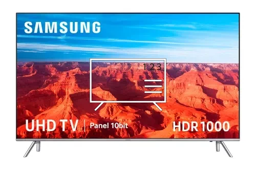 Organize channels in Samsung UE75MU7005T