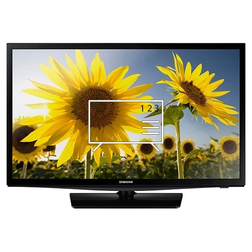 Organize channels in Samsung UN24H4500AF