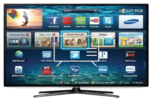 Organize channels in Samsung UN40ES6100